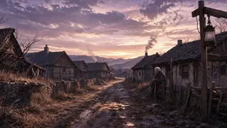 黄昏道路